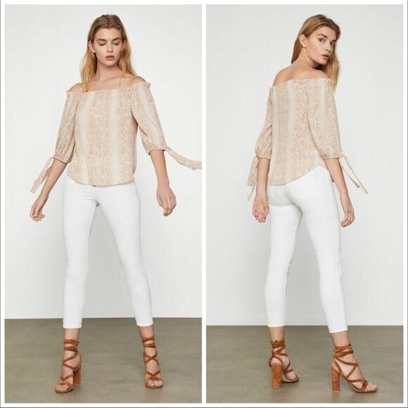 Bcbgmaxazria Off The Shoulder Blouse - Picture 1 of 6
